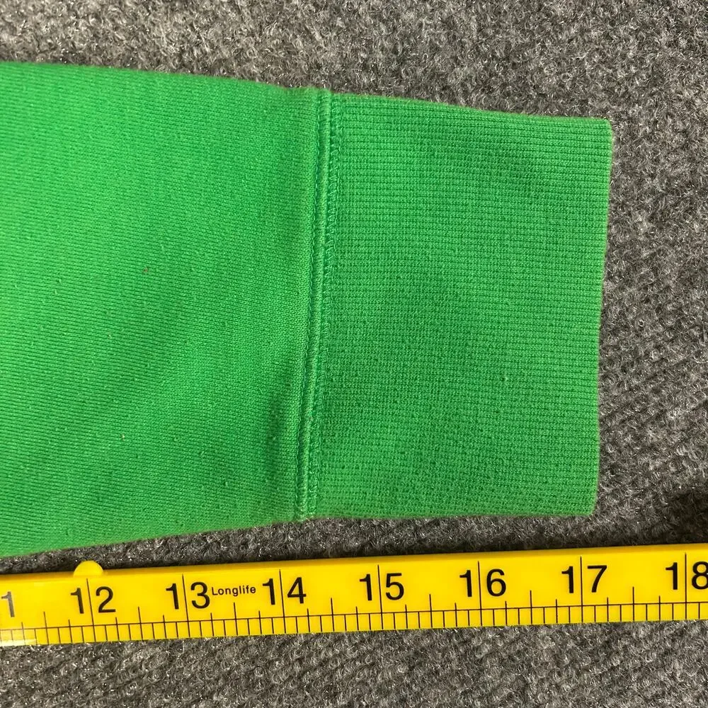 Justice Smiley Face‎ Hoodie Kids Size 18 Green